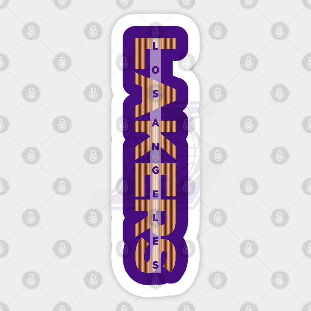 LA Lakers 4 Sticker by HooPet